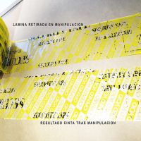 RCAT - Cinta residuo VOID seguridad amarilla